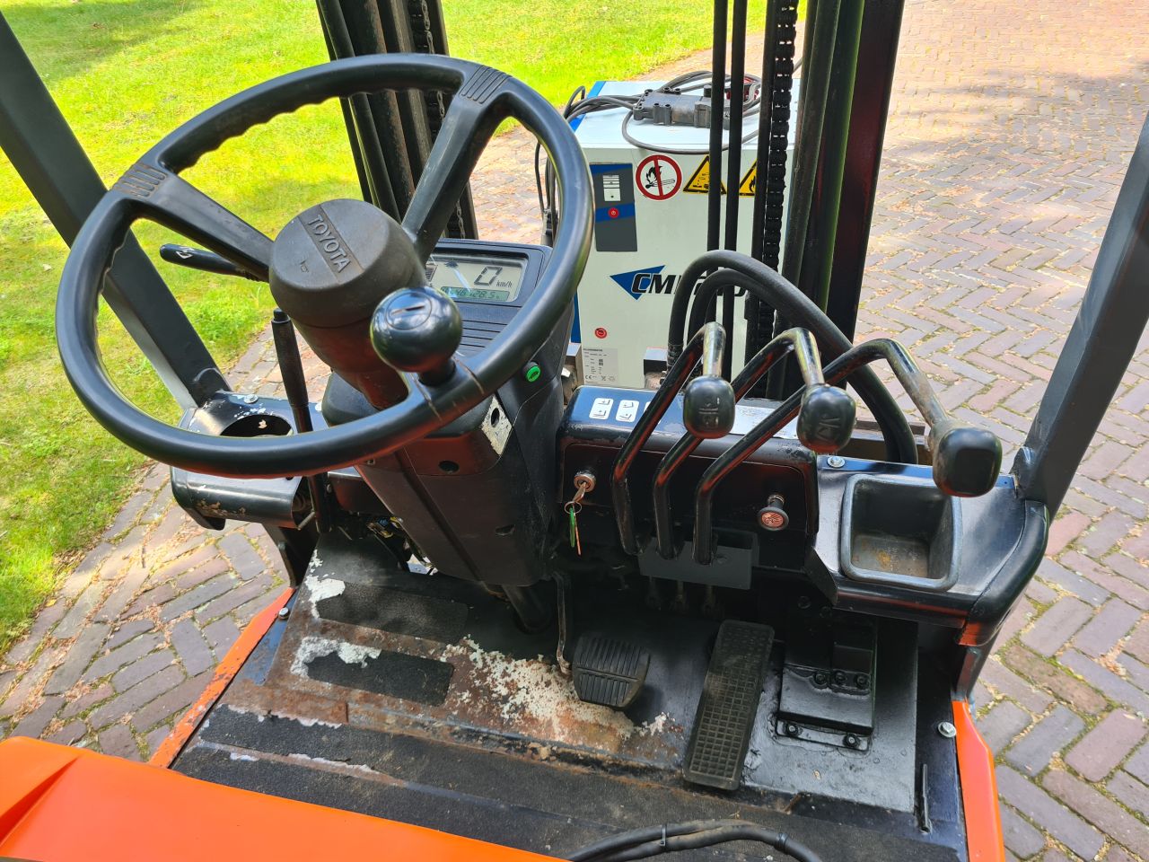 Zeer nette Toyota 18 elektrische elektrisch heftruck 1.8 T