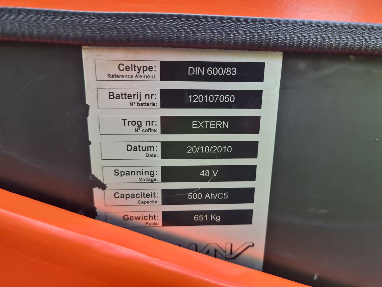 Zeer nette Toyota 18 elektrische elektrisch heftruck 1.8 T