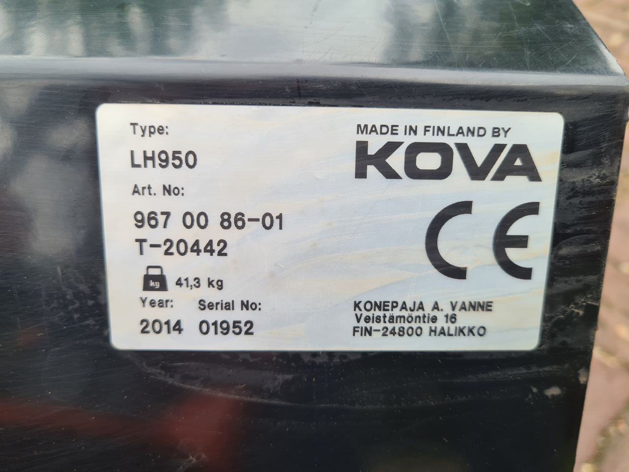 Veegborstel borstel bezem frontbezem Husqvarna Rider.