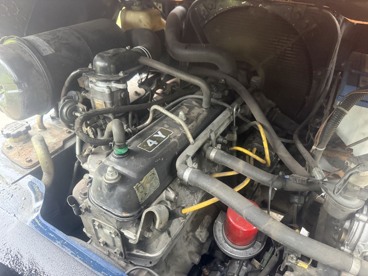 Toyota 1.5 tonner lpg heftruck Sideshift Doorkijkmast