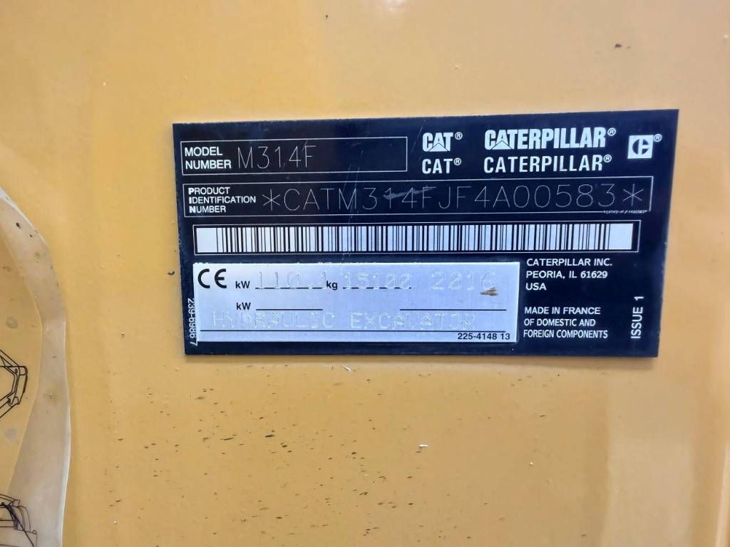 CAT M314F | LOW HOURS