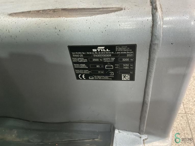 Forklifts Electric Still RX60-25 2021 3+4th Valve
