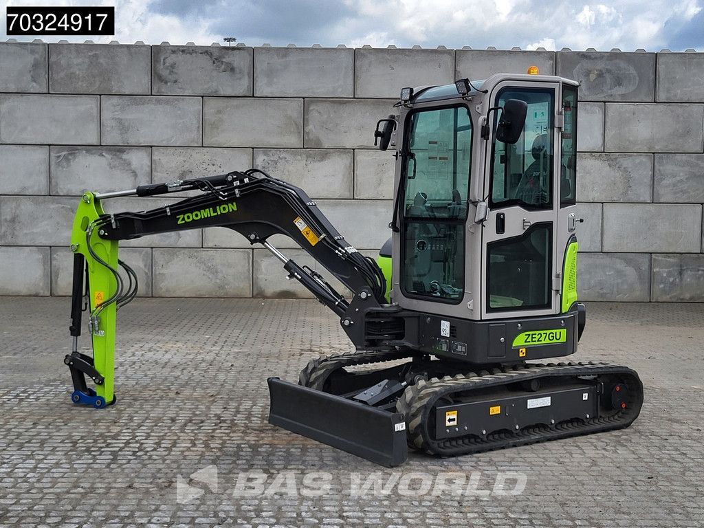 Zoomlion ZE27 GU KUBOTA ENGINE - CE CERTIFIED