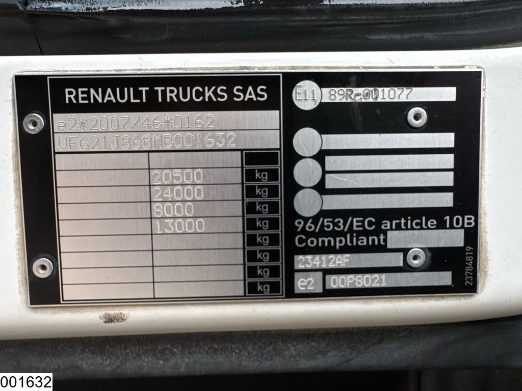 Renault D 19 320 EURO 6d, Bennes RCI