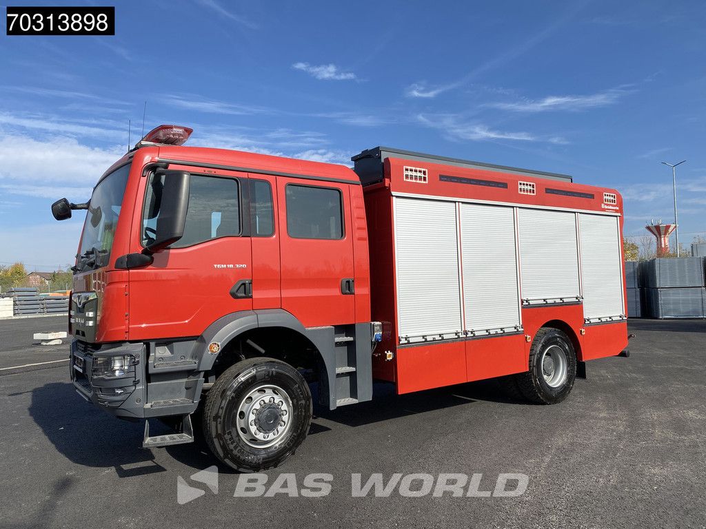 MAN TGM 18.320 4X4 NEW! Gradinariu Feuerwehr Automatic Euro 6 Pump