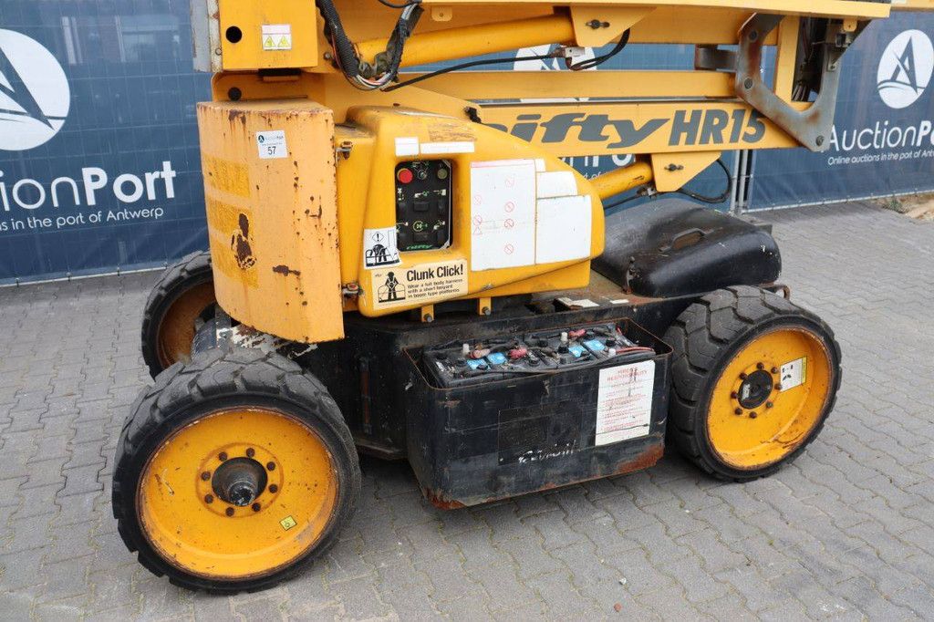 Knikarmhoogwerker Nifty HR15NDE Elektrisch+Diesel 15.5m 2005