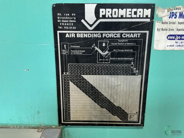 Abkantpressen Promecam RG 50-20 1964