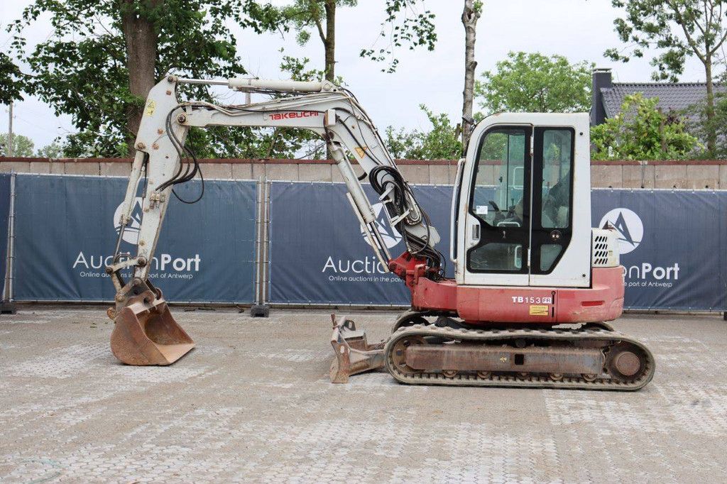 Crawler excavator Takeuchi TB153FR Diesel 29kW 2008