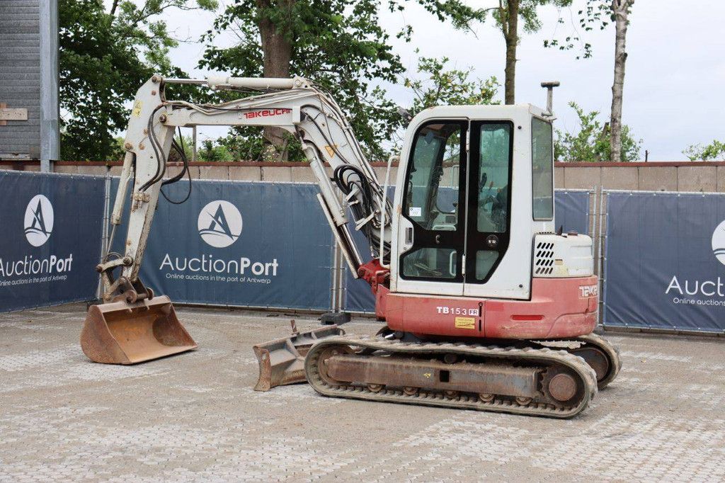 Crawler excavator Takeuchi TB153FR Diesel 29kW 2008