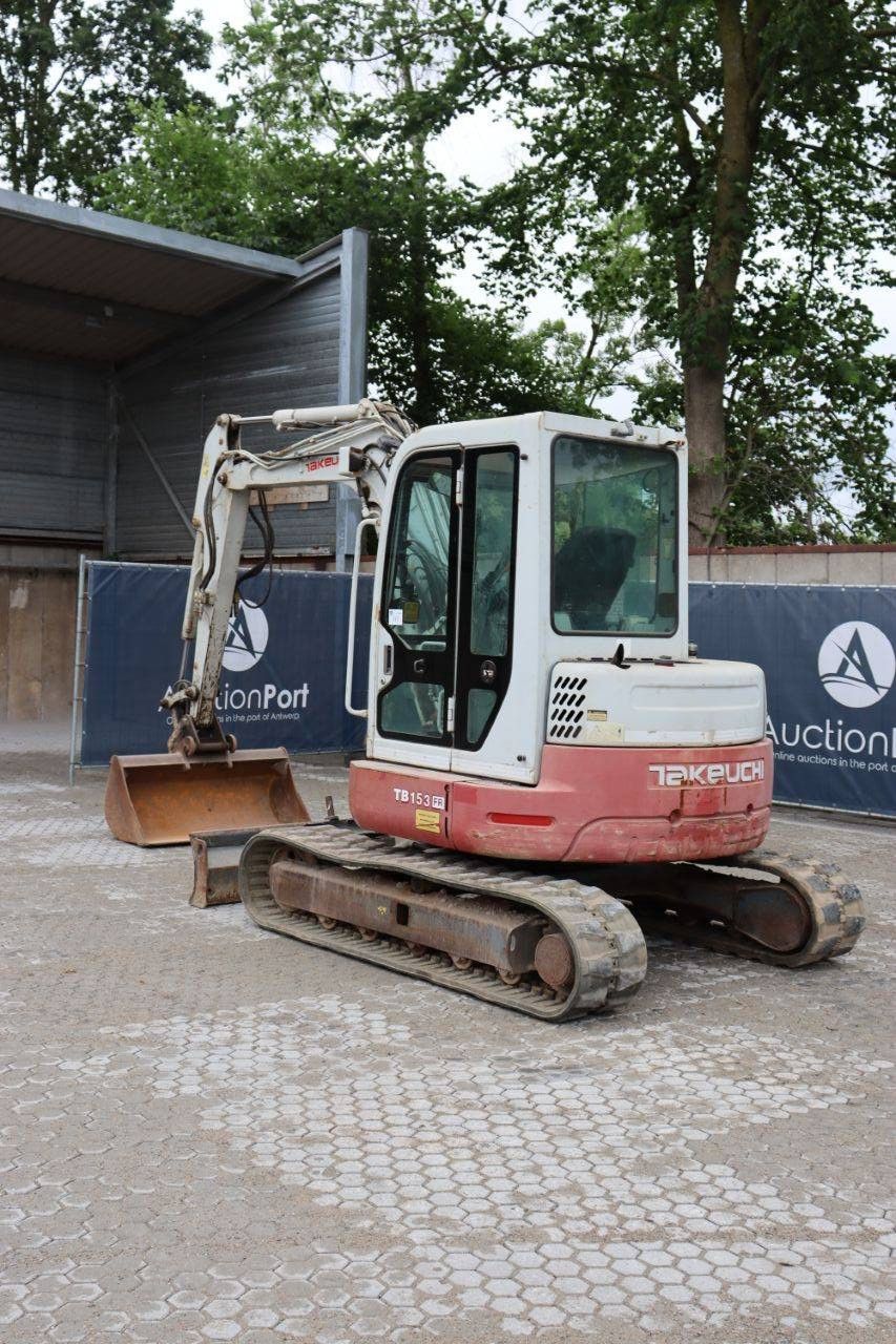 Crawler excavator Takeuchi TB153FR Diesel 29kW 2008