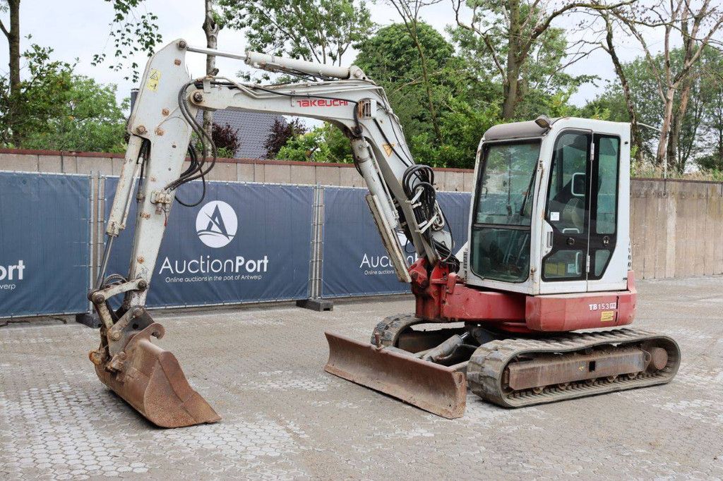 Crawler excavator Takeuchi TB153FR Diesel 29kW 2008
