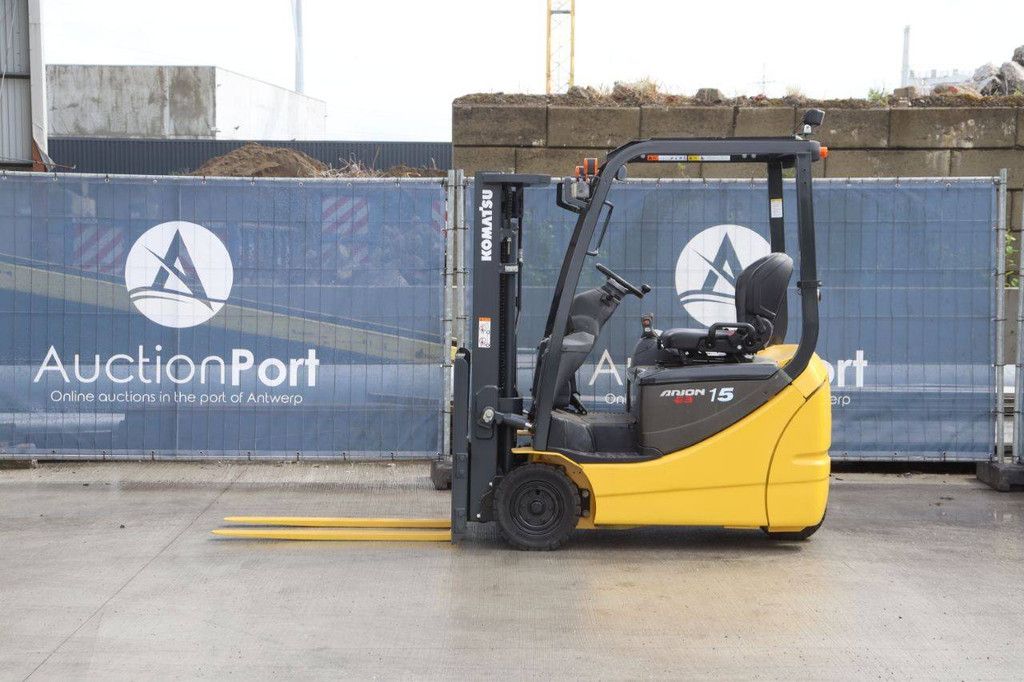 Komatsu FB15M-12 Electric Forklift 1450kg 4.0m 2011
