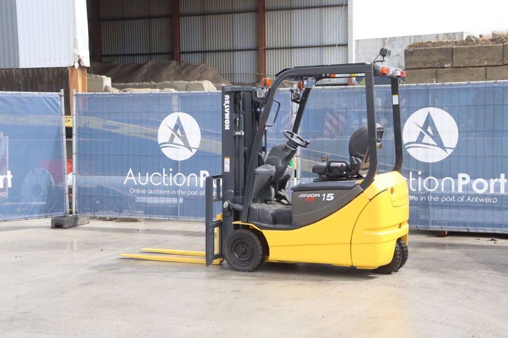 Komatsu FB15M-12 Electric Forklift 1450kg 4.0m 2011