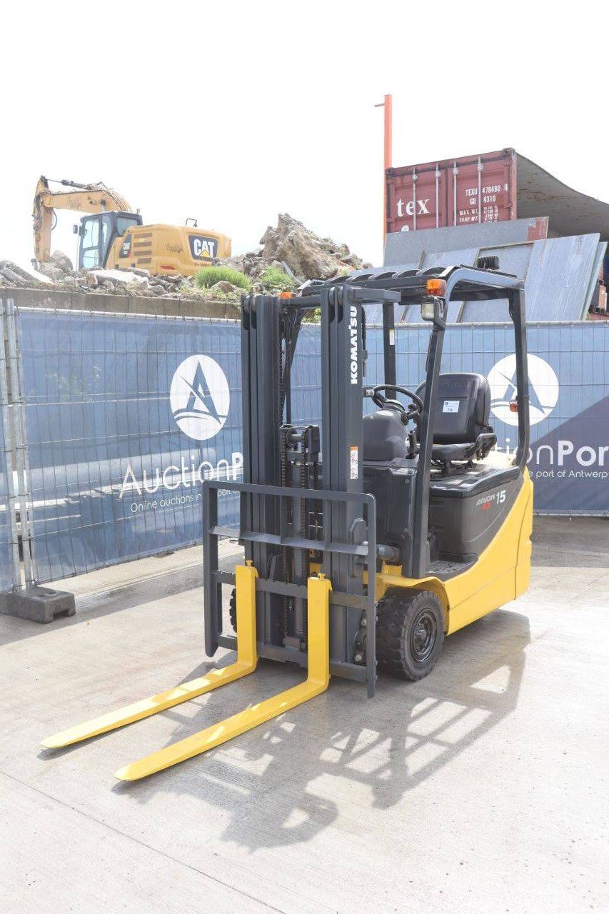 Komatsu FB15M-12 Electric Forklift 1450kg 4.0m 2011