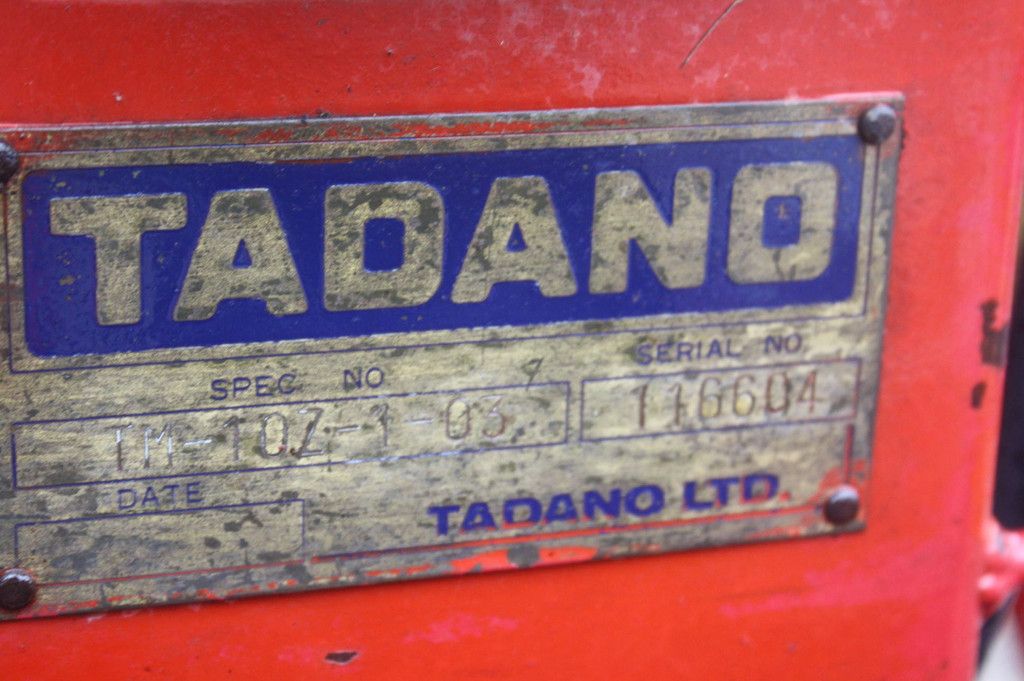 Hijskraan Tadano TM10 Benzine 1500kg 6.6m
