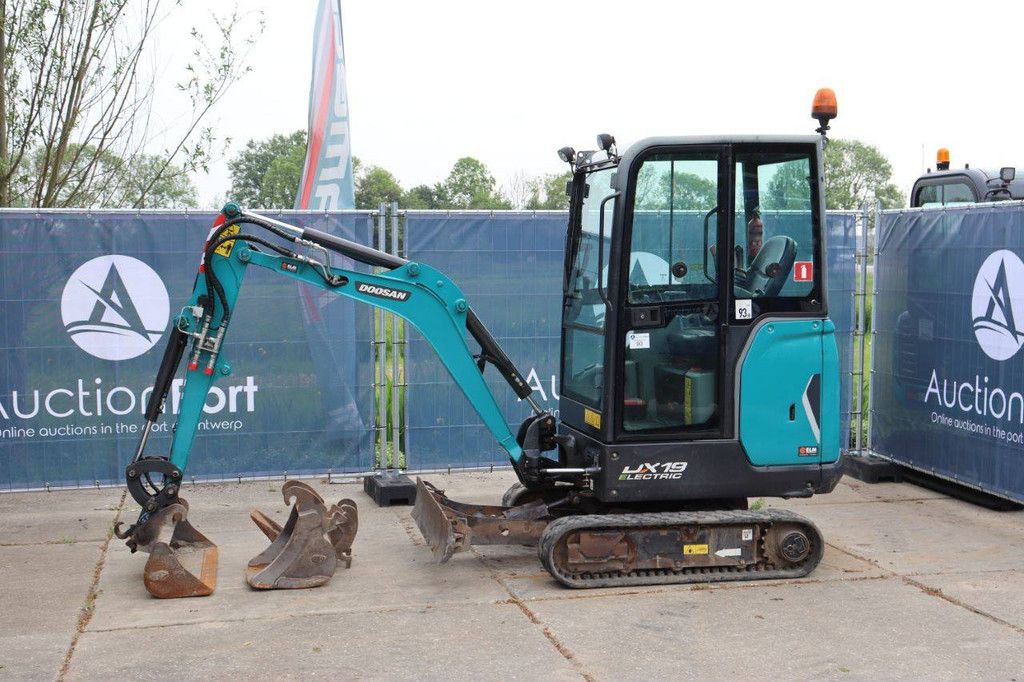 Minigraver Doosan DX19 Elektrisch 2021