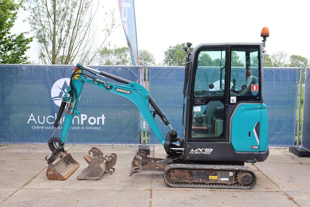 Minigraver Doosan DX19 Elektrisch 2021