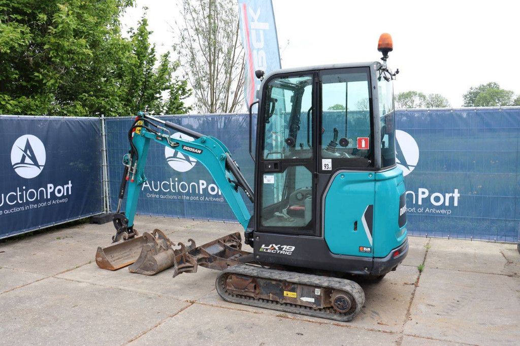Minigraver Doosan DX19 Elektrisch 2021