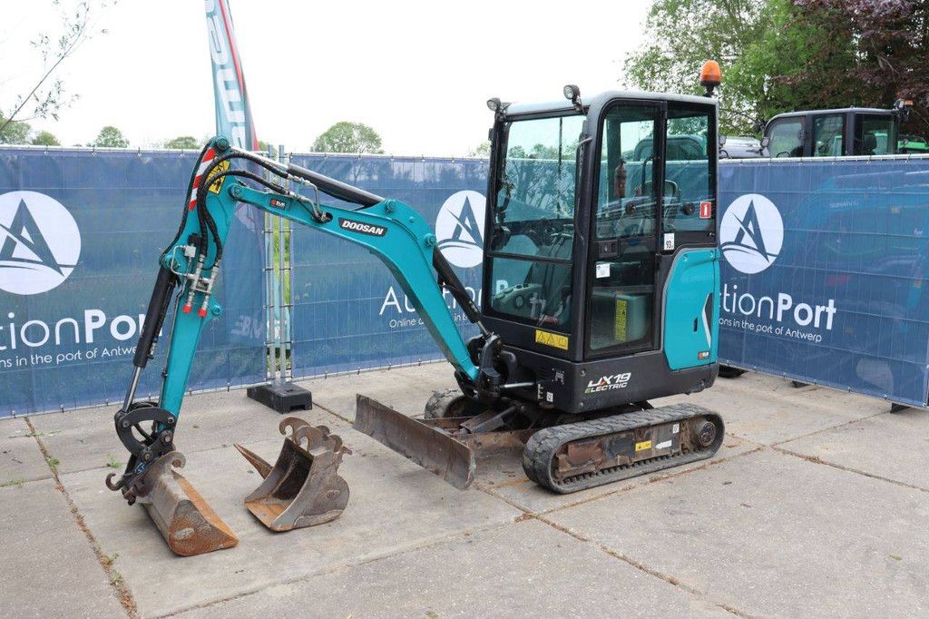 Minigraver Doosan DX19 Elektrisch 2021