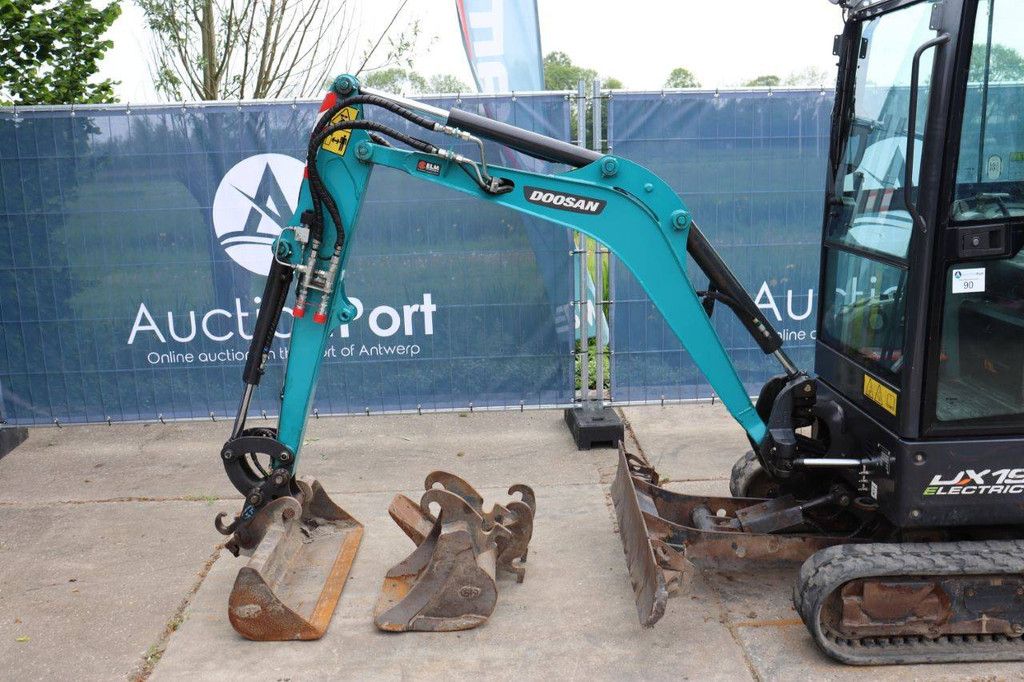Minigraver Doosan DX19 Elektrisch 2021