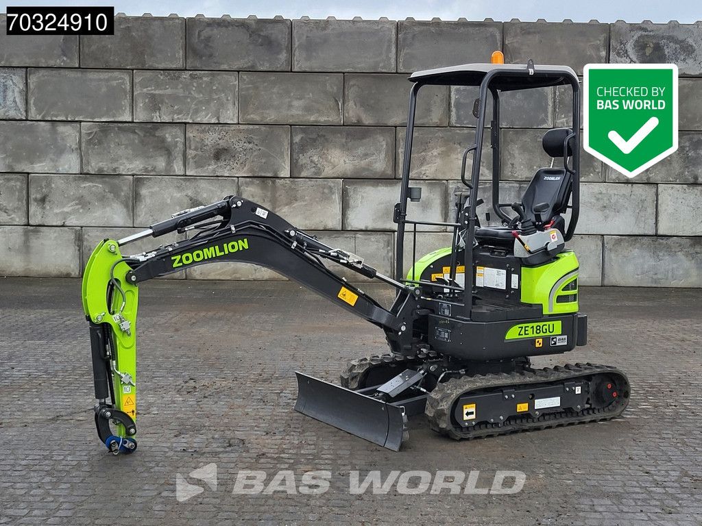 Zoomlion ZE18 GU KUBOTA ENGINE - CE CERTIFIED