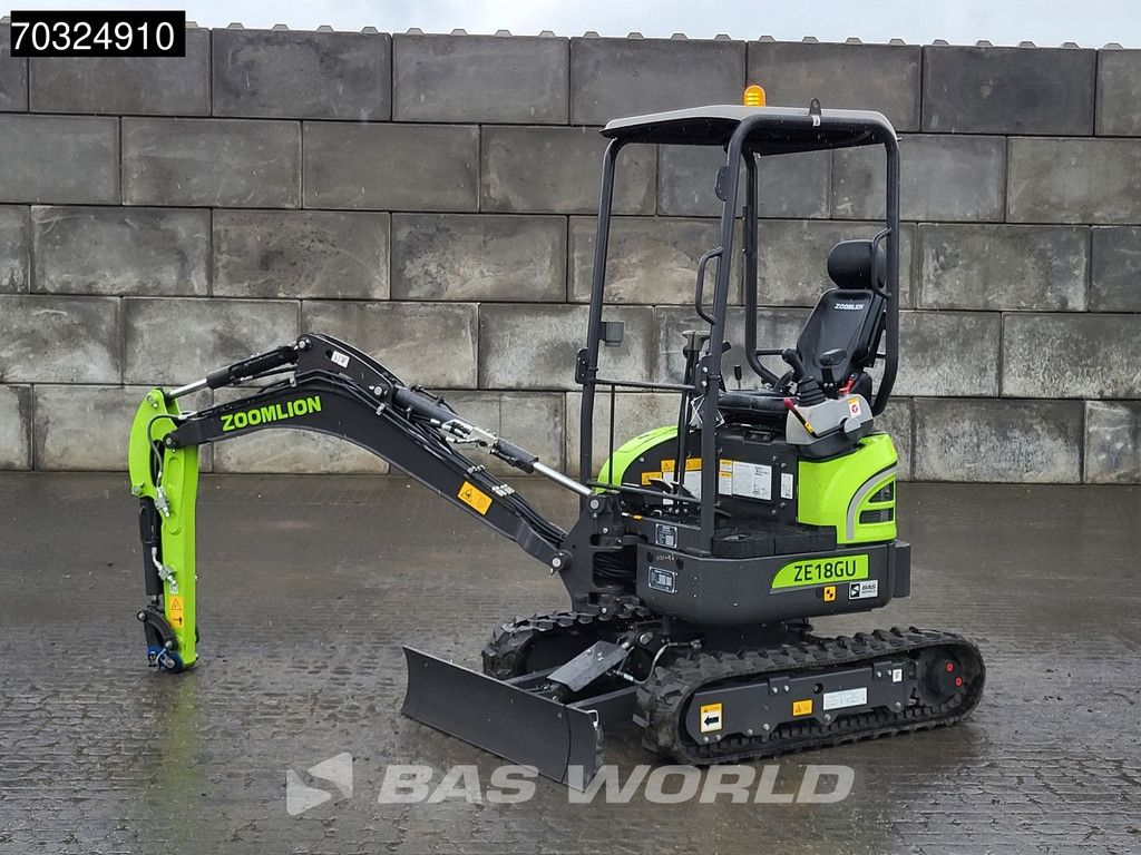 Zoomlion ZE18 GU KUBOTA ENGINE - CE CERTIFIED