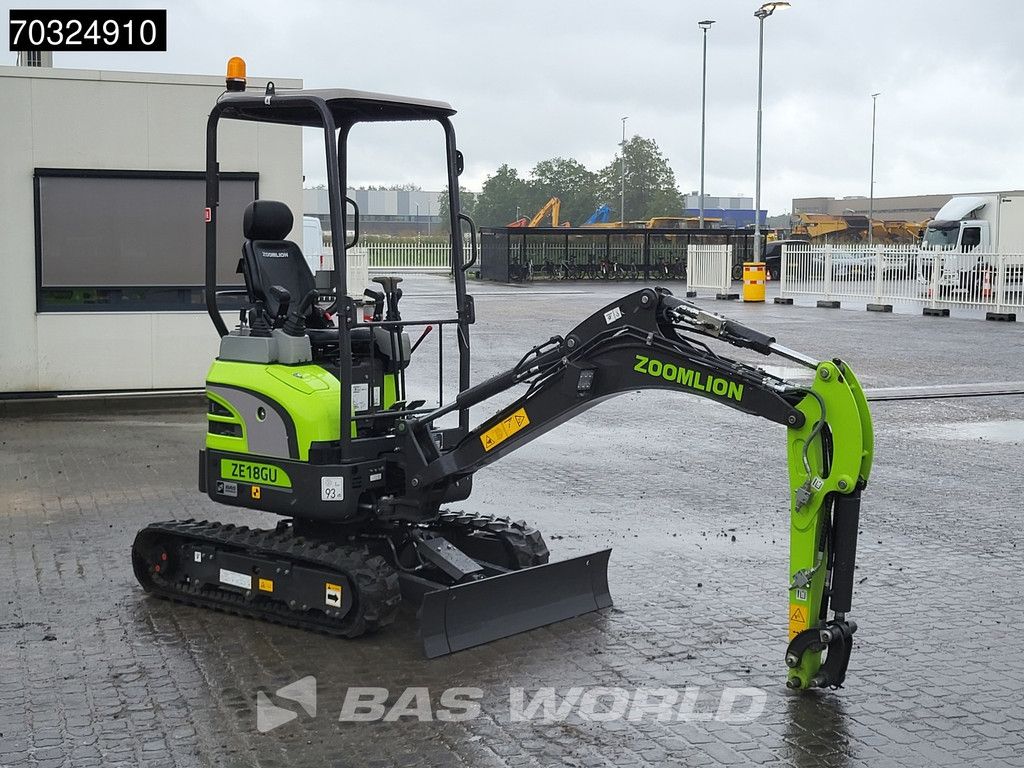 Zoomlion ZE18 GU KUBOTA ENGINE - CE CERTIFIED