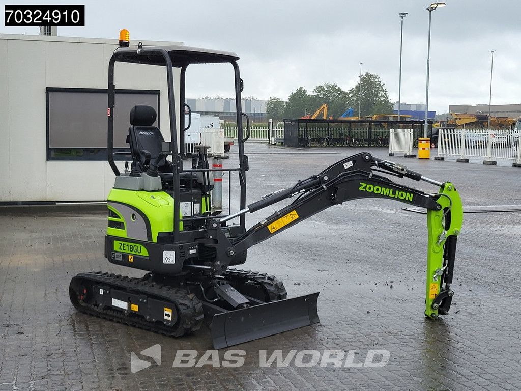Zoomlion ZE18 GU KUBOTA ENGINE - CE CERTIFIED