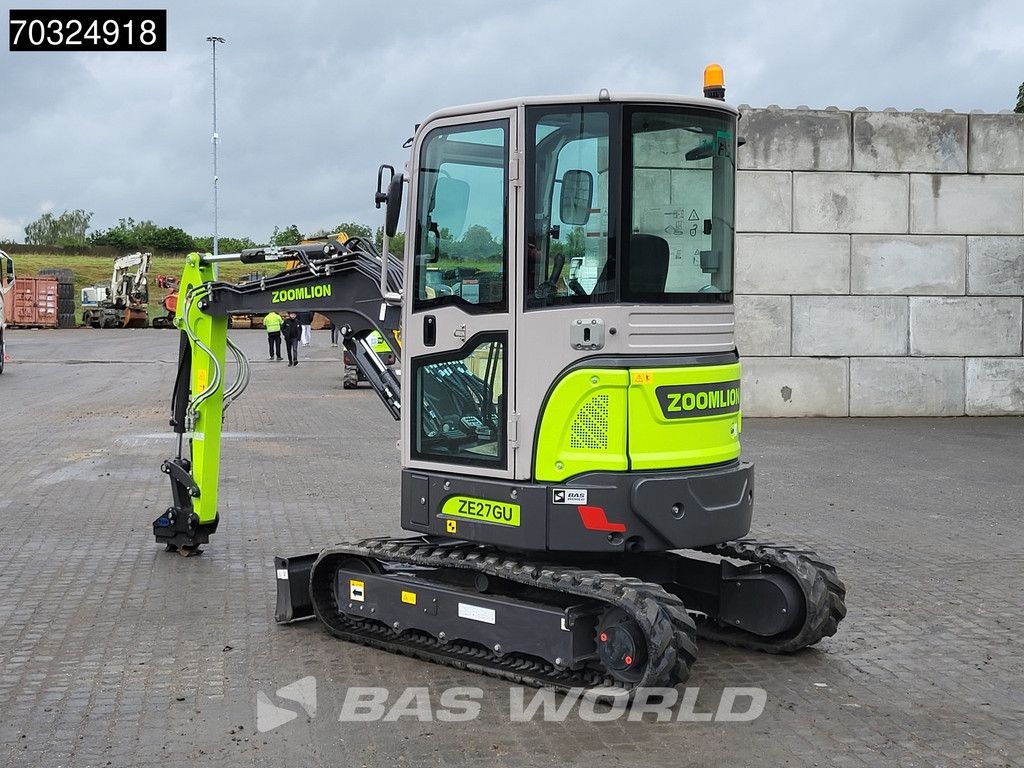 Zoomlion ZE27 GU KUBOTA ENGINE - PIN ON - CE CERTIFIED