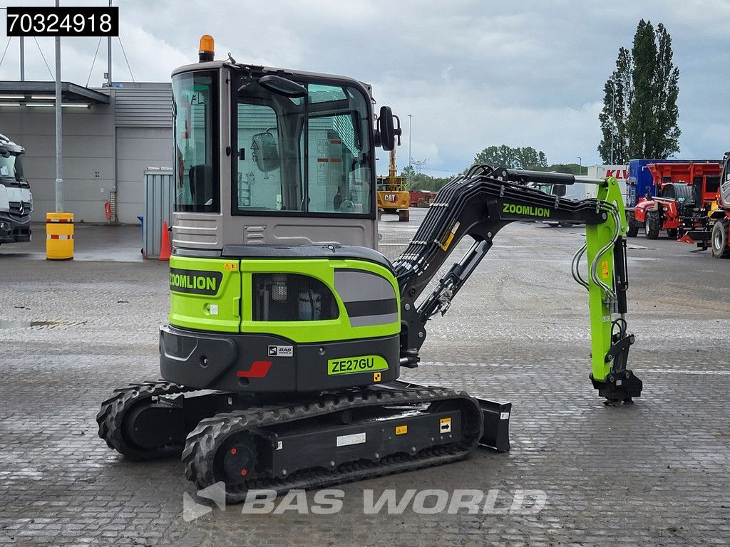 Zoomlion ZE27 GU KUBOTA ENGINE - PIN ON - CE CERTIFIED