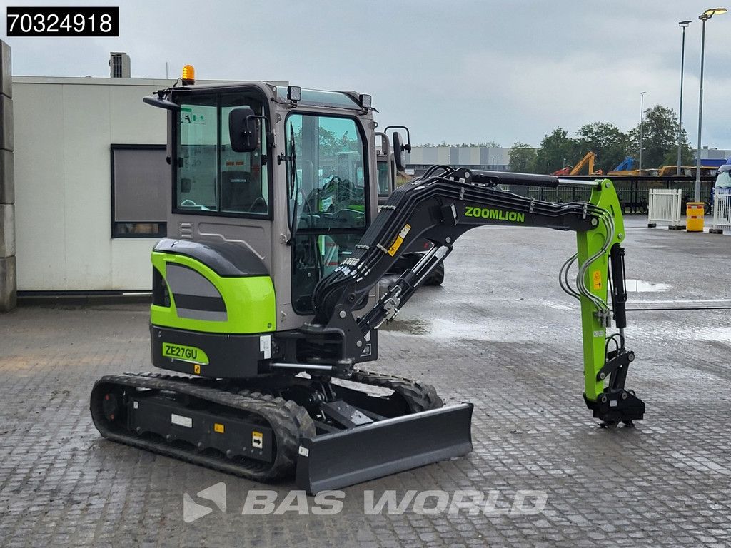 Zoomlion ZE27 GU KUBOTA ENGINE - PIN ON - CE CERTIFIED