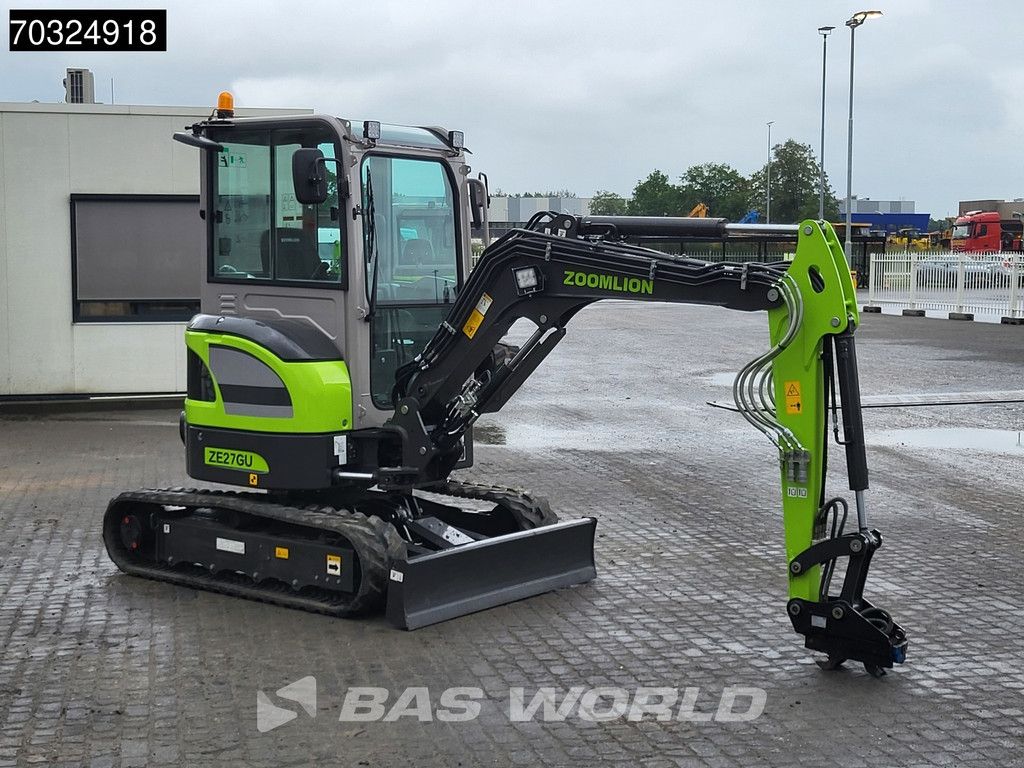 Zoomlion ZE27 GU KUBOTA ENGINE - PIN ON - CE CERTIFIED