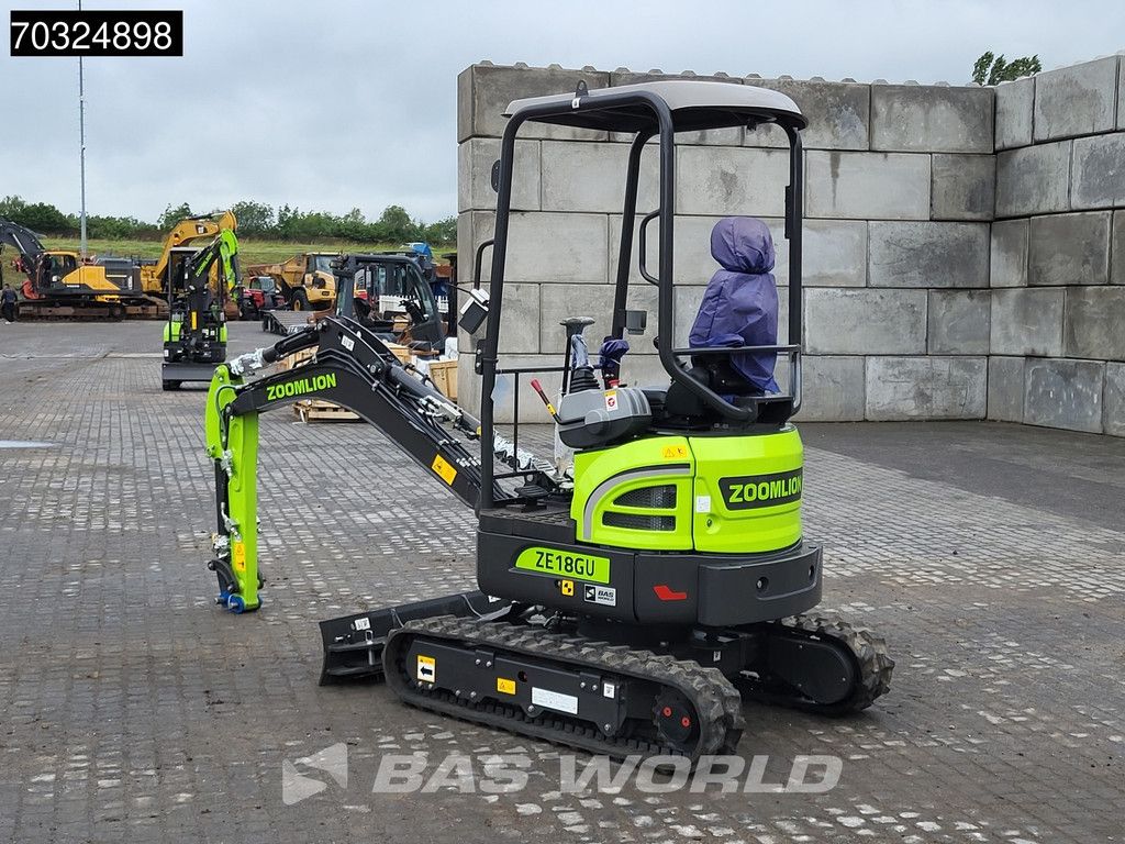 Zoomlion ZE18 GU KUBOTA ENGINE - CE CERTIFIED