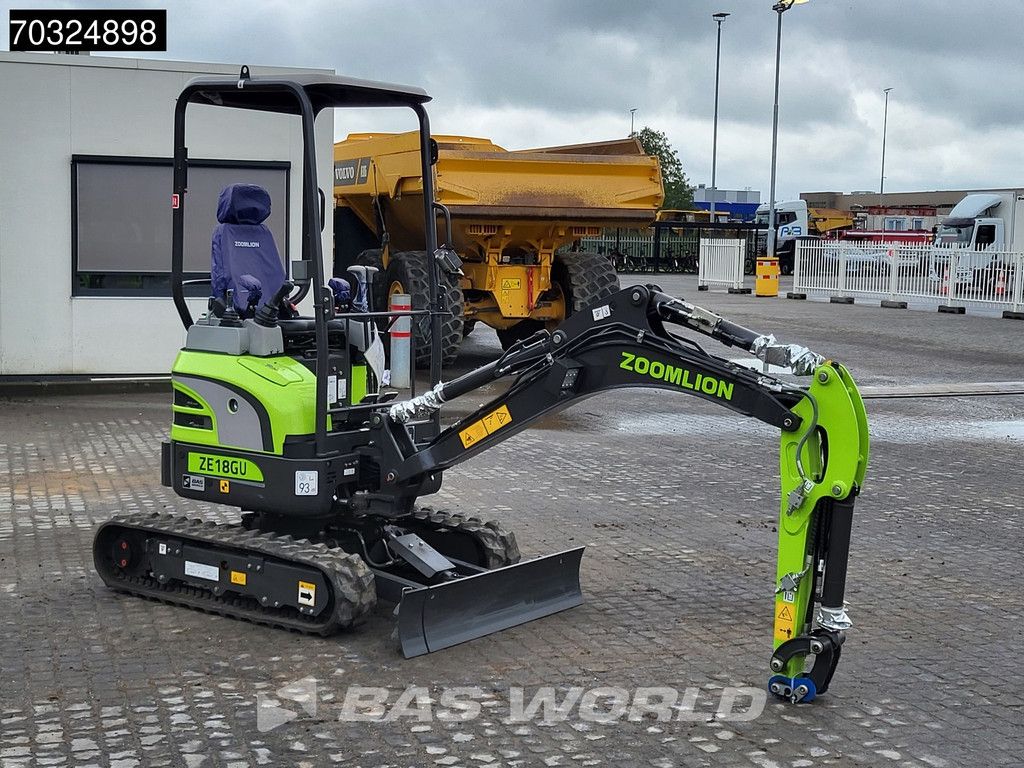 Zoomlion ZE18 GU KUBOTA ENGINE - CE CERTIFIED