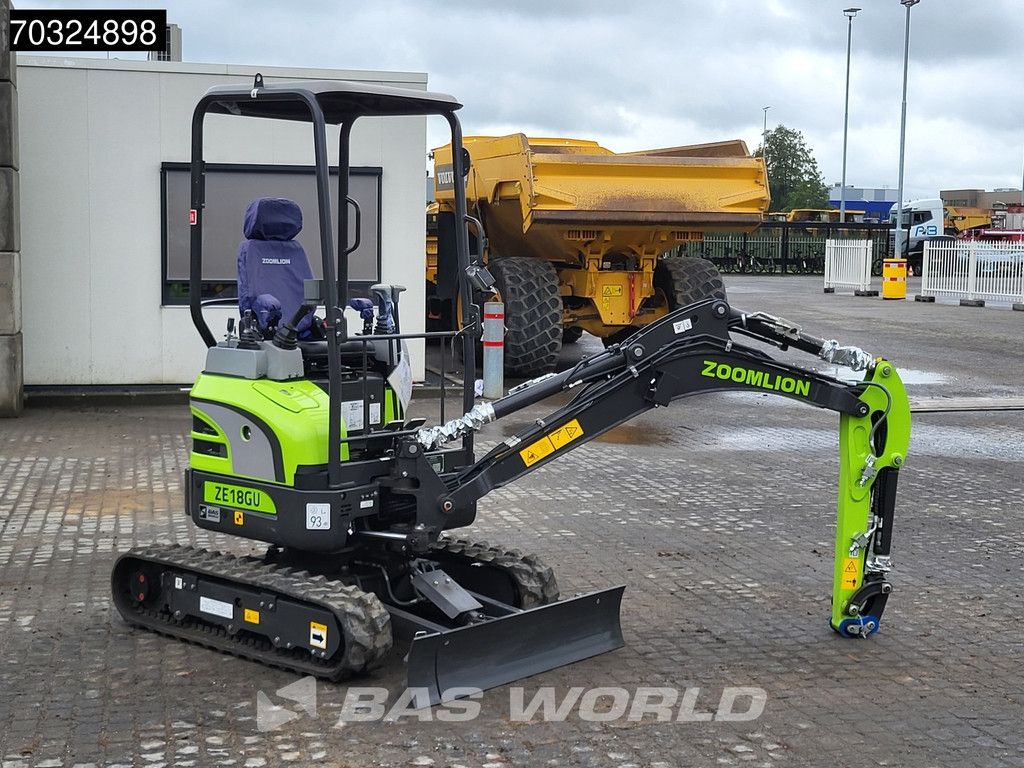Zoomlion ZE18 GU KUBOTA ENGINE - CE CERTIFIED
