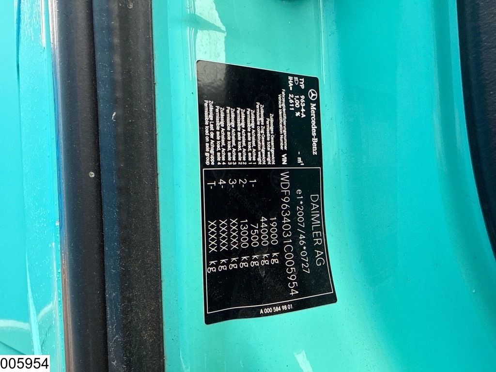 Mercedes Actros 1848 EURO 6, Retarder, PTO, Hydraulics