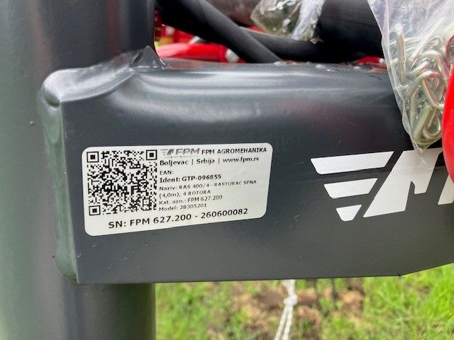 Nieuwe FPM RAS 400/4 gedragen schudder met werkbreedte van 4 m