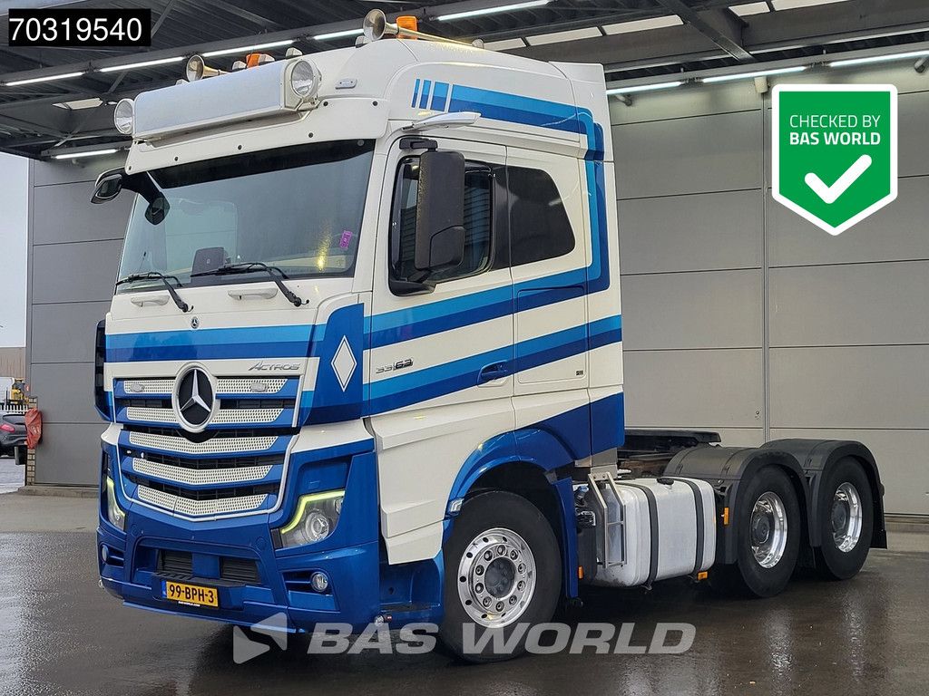 Mercedes Actros 3363 6X4 NL-Truck BigSpace Retarder 2xTanks Big-Axle Alcoa's