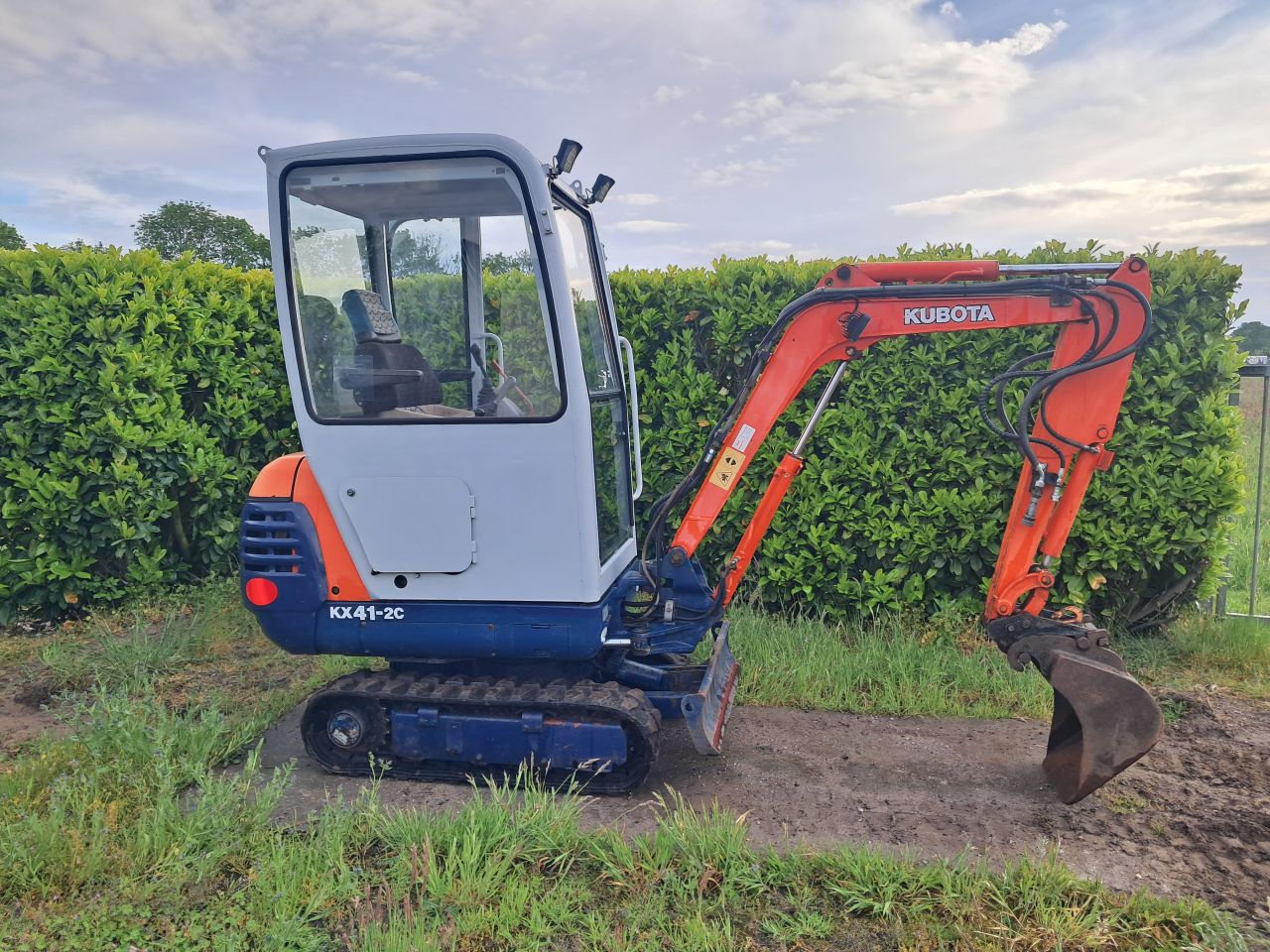 Minigraver Kubota KX41-2C / Minikraan / Graafmachine