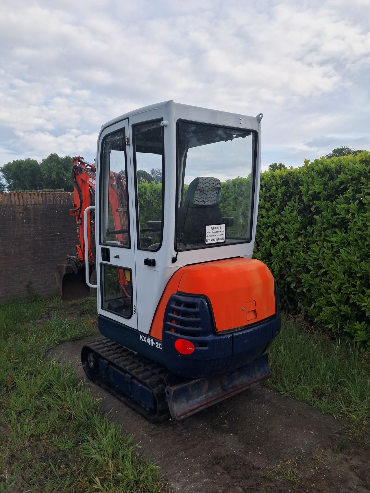 Minigraver Kubota KX41-2C / Minikraan / Graafmachine