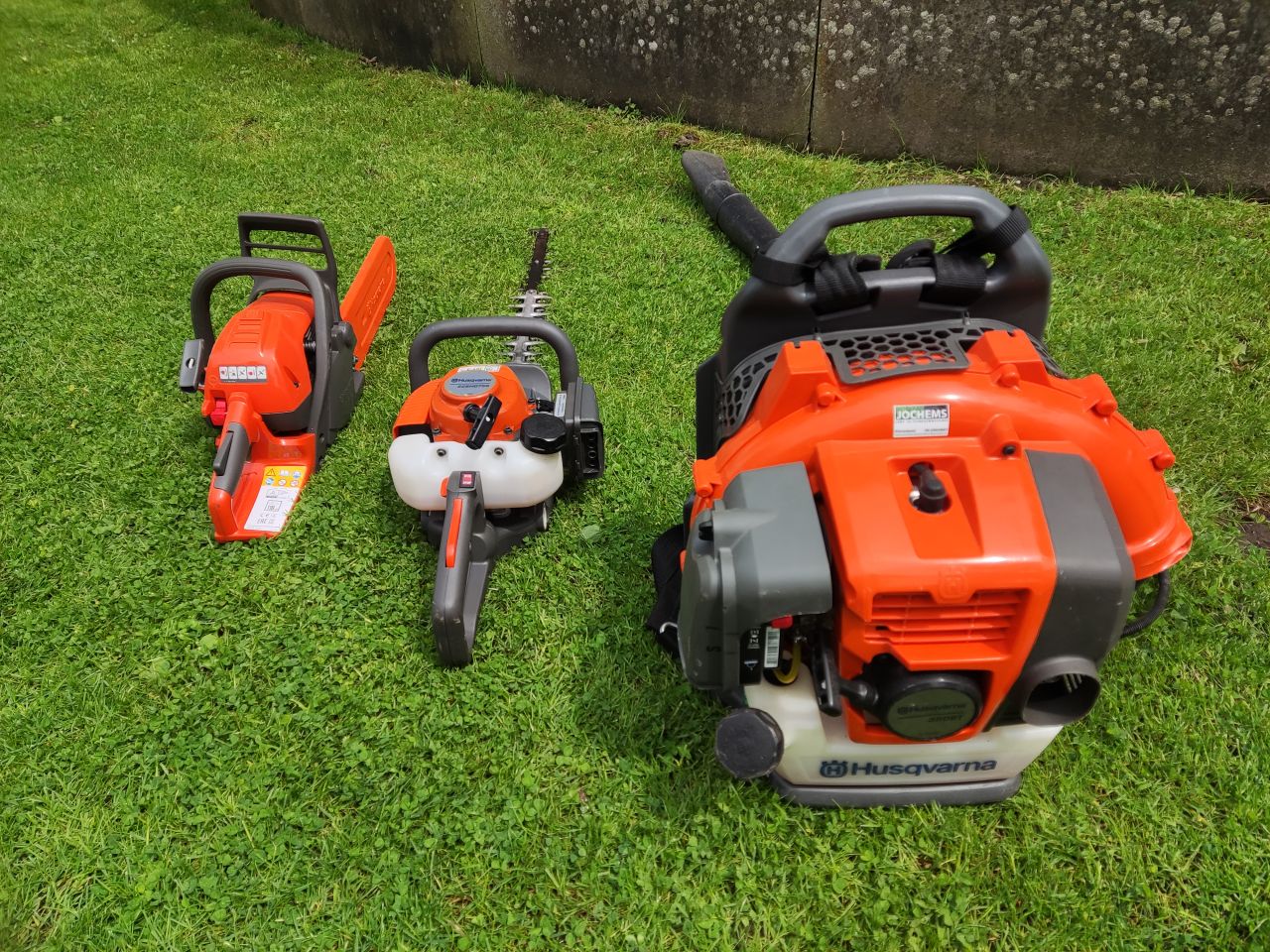 Set HUSQVARNA tuingereedschappen (350BT, 226HD75S, 130)