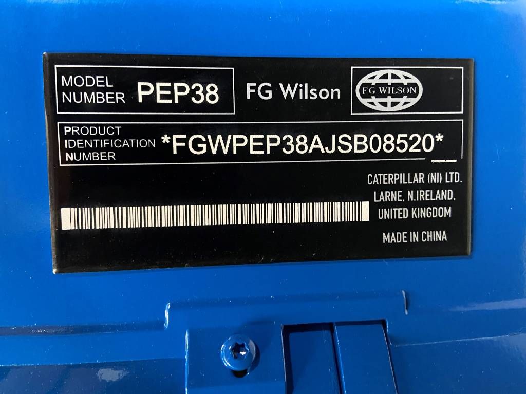 FG Wilson P50-3 - 50 kVA Genset - DPX-16004