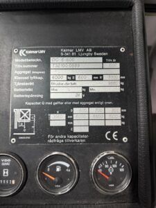 Heftruck Kalmar DC6-600 diesel triplo 4 Mtr vv ss container uitv
