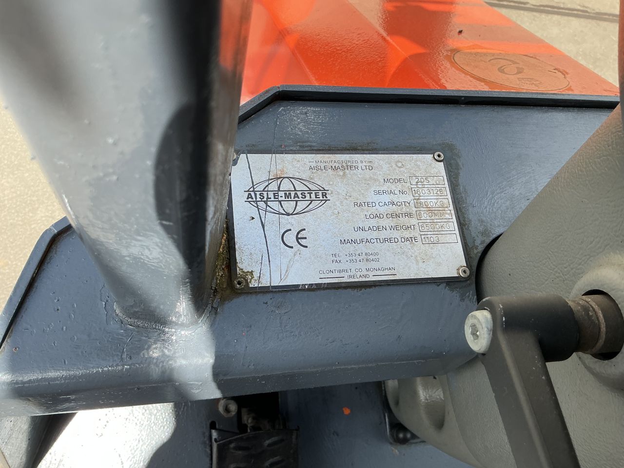 Bendi Aisle Master knikvorkheftruck LPG