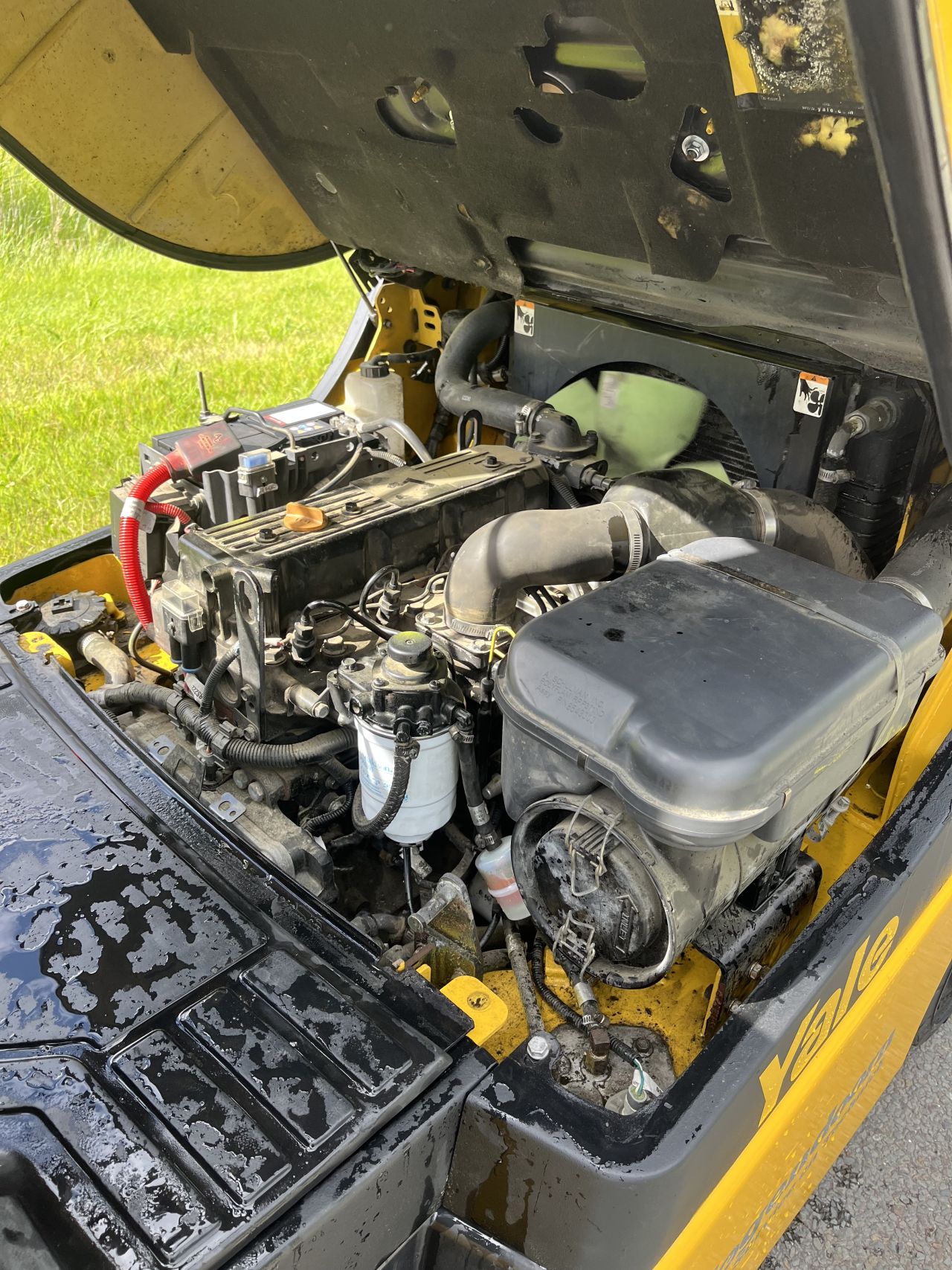 Yale GDP25VX Diesel heftruck triplo sideshift vorkversteller