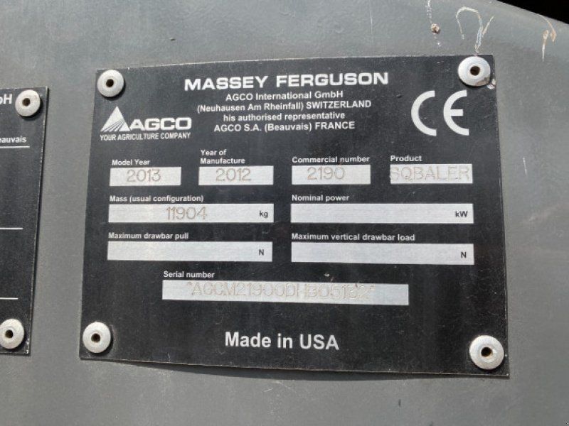 Massey Ferguson 2190