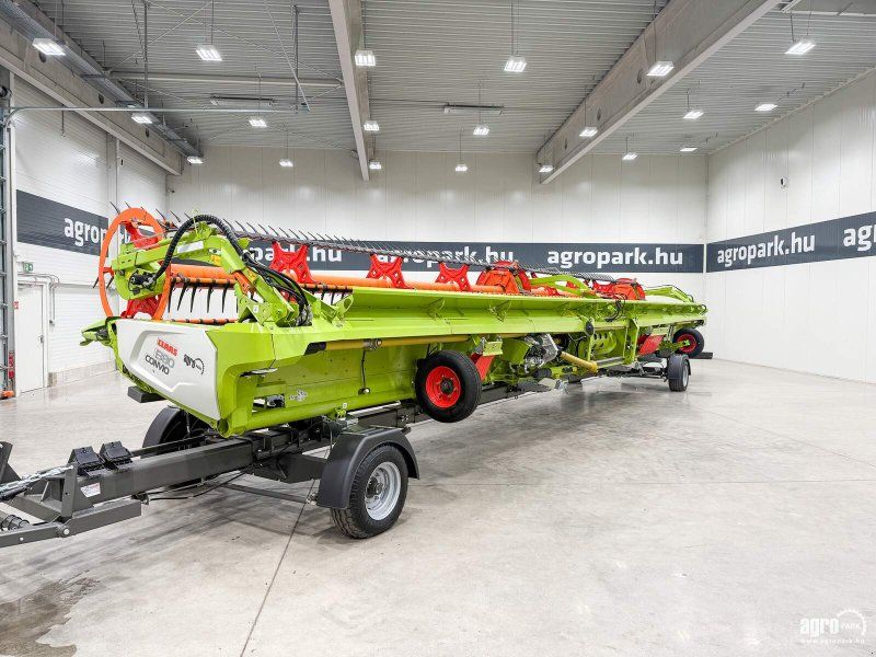 Claas Convio 1380 13.8 m draper grain header, new header trailer, gaug