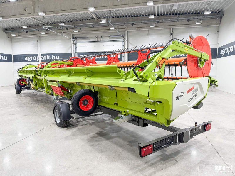 Claas Convio 1380 13.8 m draper grain header, new header trailer, gaug