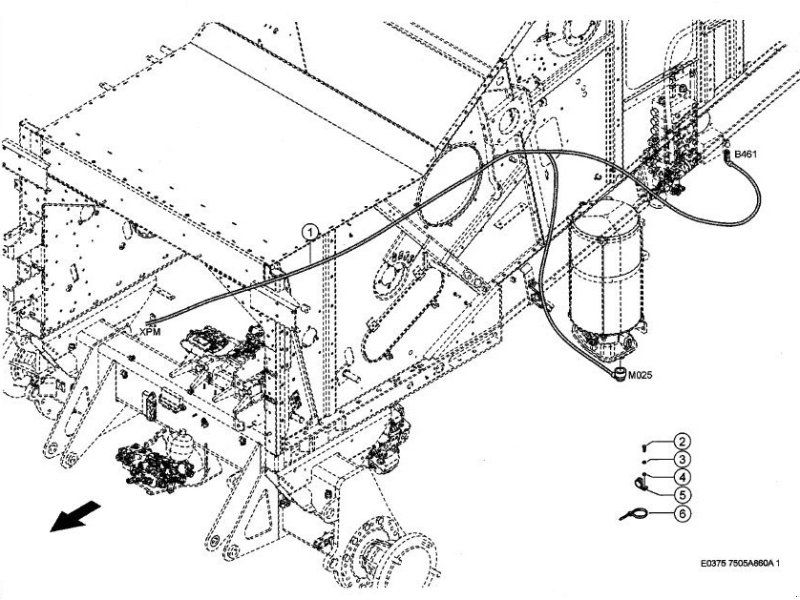 Claas or. Zentralschmieranlage Lion C75, 74 und andere