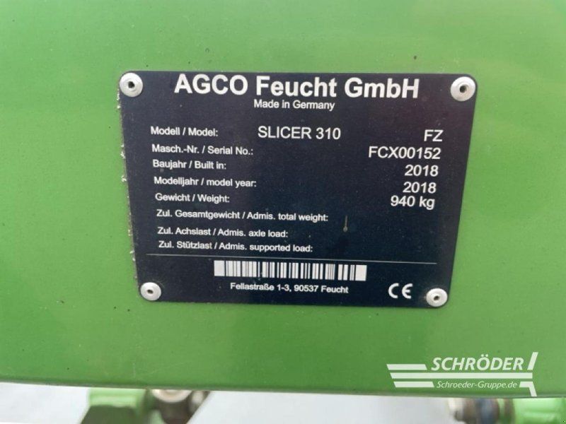 Fendt SLICER 310 FZ